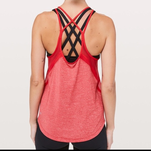 lululemon athletica Tops - Nwot lululemon run off route heathered tank sz 6
